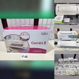 MaxSold Auction: This online auction features craft supplies, Cricut machine & supplies, Crafter’s companion machine & accessories, embossing machine, office supplies, cutting machine, photo printer, sewing machine, art supplies, scrapbooking supplies, rubber stamps, craft punches, Creative Station laminators, and more!