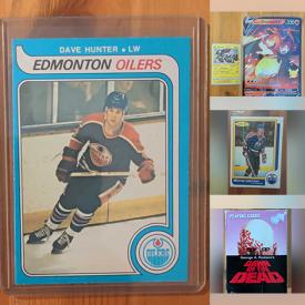 MaxSold Auction: This online auction features sports trading cards, Pokémon collectibles, Yu-Gi-Oh cards, coins, medallions, costume jewelry, sports collectibles, patches, action figures, and more!\n