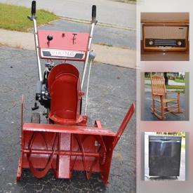 MaxSold Auction: This online auction features snowblower, dishwasher, art glass, lamps, record albums, light fixtures, table top hockey, LEGO, fire extinguisher, headphones, Hot Wheels, postcards, and much more!