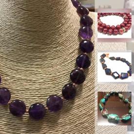 MaxSold Auction: This online auction features high quality finished gemstone jewelry, loose gemstones, findings and pearls!