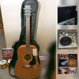 MaxSold Auction: This online auction features Simon Patrick Guitar, Yamaha Keyboard, Tasco Telescope., Pioneer Turntable, Record Albums, Game Cube, Video Games, Nintendo 64, DVD's and CD's, Golf and Exercise Equipment, Kinex and much more!