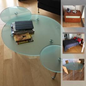 MaxSold Auction: This online auction features modern furniture for the bedroom, living room and dining room.