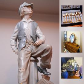 MaxSold Auction: This online auction features wall art, decor, books, shelves, china, glassware, stuffed animals, decorative plates, clocks, TV, cutlery, figurines, suitcases, lamps, and much more!