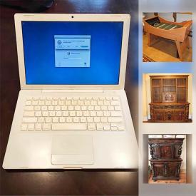 MaxSold Auction: This online auction features Mac Book, electronics, collectibles, Z Humell telescope, glassware, furniture and much more!