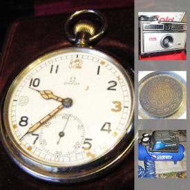 MaxSold Auction: This online auction features collectibles, decor, silver plate, tools, jewelry, sports equipment, electronics, china, kitchenware, clothes, furniture and much more!