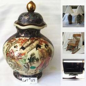 MaxSold Auction: This online auction features wall art, tools, coins, radio, jewelry, TV, record albums, speakers, DVDs, books, mason jars, electric fireplace, Asian decor, and much much more.