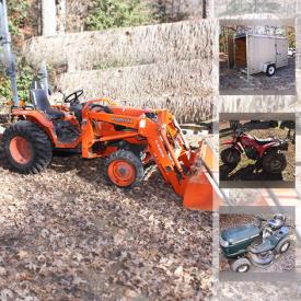 MaxSold Auction: This Maxsold Mechanicsville, Virginia Estate Sale online auction featured fishing rods, reels, lures, books, tools, clamps, cameras, tractor, bicycle, lawn mower, 3 wheeler, 4 wheeler, exercise equipment, and much more! This auction was a true delight!