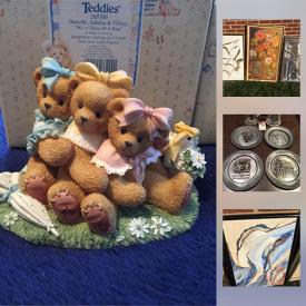 MaxSold Auction: This online auction features art, jewelry, COLLECTIBLE: Coca Cola; Barbie; German Volksmarch plates; Charming Tails, Salvino Bammers; Cherished Teddies and much more!