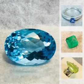 MaxSold Auction: This online auction features gemstone jewelry and gemstones, as well as a pair of fossil shells and much more!