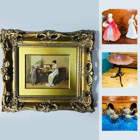 MaxSold Auction: This online auction features wall art, globe lamp, Christmas ornaments, glass, figurines, crystal, stemware, tea set, doctor bag, framed KISS album, and much much more...