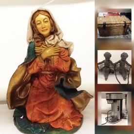 MaxSold Auction: This online auction features lots of Halloween decor and costume pieces, baby care items, electronic accessories, medical home care items, home decor, kitchen utensils, and much more!