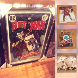 MaxSold Auction: This online auction features COLLECTIBLE: Signed sports memorabilia; comics; trading cards; new old stock pictures and much more!