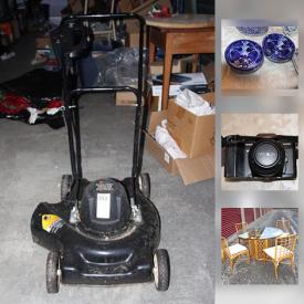 MaxSold Auction: This online auction features sports merch, video games, CDs, camera, books, figurines, holiday decor, glass, records, vacuum, lawnmower, sound system, Nintendo DS, jerseys, toys, board games, dolls, and much more!