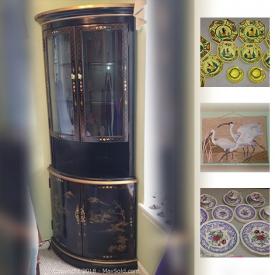 MaxSold Auction: This online auction features cookware, dinnerware, art glass, decor, books, lamps, speakers, cleaning supplies, crystal, figurines, vases, utensils, baskets, holiday decor, photo albums, home phone system, vacuum, and much more!