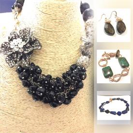 MaxSold Auction: This online auction features lots of precious gemstone necklaces, earrings, pendants, cuff links and bracelet jewelry and much more!