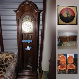 MaxSold Auction: This online auction features a Trend grandfather clock, living room, dining room and bedroom furniture. Glass/crystal and much more!