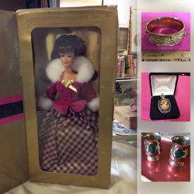 MaxSold Auction: This online auction includes vintage items such as child’s tea set, kitchenware, and playing cards, collectibles such as Bearington bears, Barbie, Olympic pins, and Hallmark ornaments, jewelry such as coral necklace, pink topaz pendant, and sterling silver bracelet, DVDs such as Disney and Harry Potter, books, and much more!