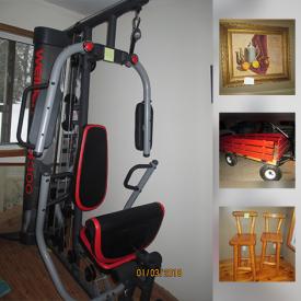 MaxSold Auction: This online auction features Simplicity Lawn Tractor, Propane Barbeque, teak chairs, Necchi Sewing Machine in Cabinet, Cordella Dishware Set, wagon, Wood Captain Chair, Findlay Quebec Woodstove, 15 Speed Bicycle, Bushnell Telescope, Wooden Coca Cola Crate, and much more!