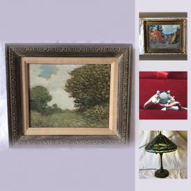 MaxSold Auction: This online downsizing auction features ART: Original oils on board, Masonite, panels; watercolours; charcoal and chalk on paper; bronze statues. JEWELRY: 14K white gold and diamond ring. COLLECTIBLE: Coins; 1993 Toronto Blue Jays jacket and much more!