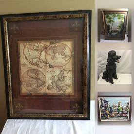 MaxSold Auction: This online auction features furniture, artwork, decor, collectibles, electronics, lamps, jewelry and much more!