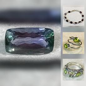 MaxSold Auction: This online auction features Gemstones - rubies, sapphires, emeralds and more, as well as gemstone jewelry, few fossils and much more!