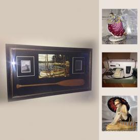 MaxSold Auction: This online auction features collectibles such as Royal Albert 72 piece set, silver plated teapot set, vintage Barbie, Royal Doulton figures, and encased Jubilee silver coin, art such as framed Tom Thomson Images of Canada collection, Tom Thomson framed print with COA, Van Gogh framed print, and ceramic statue, vintage lamp, Quebec marionette and much more!