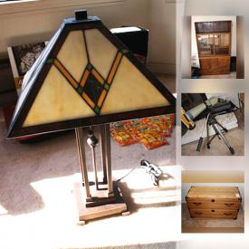 MaxSold Auction: This online auction features a Japanese tea cabinet, lawyers book shelf, camping equipment, mens jewelry, Kowa telescope, Staffordshire tea pot, fishing and golf equipment and much more!