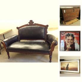 MaxSold Auction: This online auction features antique furniture, tools, books. Vintage tools, books and vintage collectibles. Collectible 2 dollar bank notes and much more!