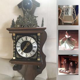 MaxSold Auction: This online auction features Vintage Dutch Clock, Royal Doulton Figurine, Bamboo Chair, Bikes and much more!