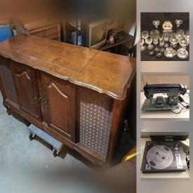 MaxSold Auction: This online auction features VINTAGE: 50's Formica sideboard; beer clock/light; Radio Flyer scooter; Bakelite picnic set; electronics. COLLECTIBLE: Matchbox/hotwheels/die cast cars; brass; LP's; comics. Ladies shoes and much more!