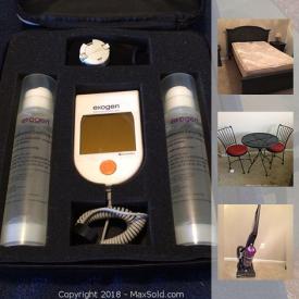 MaxSold Auction: This online auction features end table, lamp, iPhone 3, Gyrocopter, Bissell Power Lifter Pet Vacuum, Conair Foot Massager and much more!