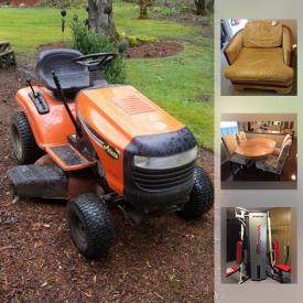 MaxSold Auction: This online auction features dog decor, butcher block island, leather swivel chairs, Weider home gym for 2 and ProForm treadmill, subwoofer, speakers and much more.