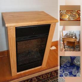 MaxSold Auction: This online auction features furniture such as Barrister bookcase, Moosehead high dresser, Lane cedar chest, and Pennsylvania house dining table, collectibles such as crystal stemware, art glass, milkglass, and bone china, Amish portable electric fireplace, vintage ladies vanity set, kitchenware, Stihl chainsaw, Warx leaf blower, Oreck vacuum and much more!