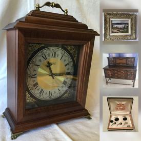 MaxSold Auction: This online auction features fine art by George Thomson, Frank Hans Johnston and others, a Bulova mantle clock, new lighting and much more!