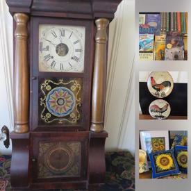 MaxSold Auction: This online auction features decorative plates, tea sets, signed artwork, vintage furniture, sewing machine table, mirrors, books, luggage, vases, rugs, glassware, Ontario flag, collectibles and much more!