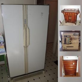 MaxSold Auction: This online auction features spare tires, ladders, hand tools, wall art, mirrors, trifold screen, stemware, filing cabinets, books, VHS tapes, entertainment center, dolls, costume jewelry, holiday decor, bicycle, plastic shelving, American flag, rugs and  much more.