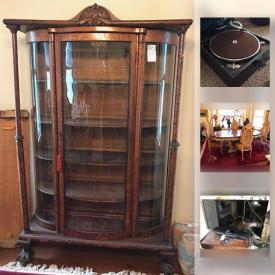 MaxSold Auction: This online auction features VINTAGE: Ceramics - Phoenix art vases, Royal Heager, Fiesta, USA Pottery, Californiaware, Weller, Red Wing, Roseville, McCoy, Stangl, Hull, Aberigton, Mottahedeh, Rumrill and more! BRONZE: Figural statues. FURNITURE: ANTIQUE - China cabinets, beds, chest of drawers. Vintage - MCM Mies Van Der Rohe Brno chairs, Kneehole desk, 40's mirrored glass cabinet, wooden settee and more! ART: Alabaster figures, oils, watercolor, artist supplies and more! JEWELRY: Sterling, vintage, Victorian, rhinestone and more! GLASS/CRYSTAL: Hand blown art glass; hobnail; perfume bottles; colored glass; black glass; pink carnival. CHINA: Assorted MCM - Homer Laughlin, Harkerware; Edwin Knowels set; 40's Edelstein Baviarian; Wedgwood Jasperware and more! VINTAGE: Lamps, purses. Frigidaire and Maytag air conditioners and much more!