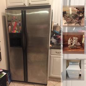 MaxSold Auction: This online auction features Onkyo electronics, glass top dinette set, Frigidaire stainless refrigerator, Kenmore washer and dryer, and much more!