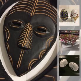 MaxSold Auction: This auction features jewelry, rocking chair, Baker's rack, Luneville France Salad Plates, Comic Books Collection, CD's, Vintage Radio and much more!