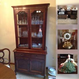 MaxSold Auction: This online auction features furniture such as Gibbard Chantilly table, Gibbard dining chairs, and Gibbard headboard, appliances such as Kenmore portable dishwasher, Kenmore range, and Kenmore fridge, collectibles such as Royal Doulton figurines, Royal Doulton Lamberthware, Blue Mountain pottery, and sterling flatware, art such as framed prints, soapstone carving, and brass figures, Bissel carpet cleaner, vintage Foosball table, Norco 12 speed bicycle, children’s toys, power tools and much more!