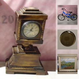 MaxSold Auction: This online auction features Painting of Landscape by Sr. St. Jude, 1920 US Buffalo Nickel, power tools, 1962 Cdn. Five Cents, 45s, bicycles, 1976 Cdn. Double Dollar Set, clocks, Schooners and much more!