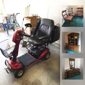 MaxSold Auction: This online auction features glassware, china, games, barbecue, paper shredder, lamps, house phones, freezer, sewing machine, holiday decor, rugs, golf club, fishing rod, tools, power scooter, TV, stereo system, toaster oven, and much more!