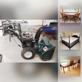 MaxSold Auction: This online auction features holiday decor, quilts, golf clubs, computer, MacBook, wall art, jewelry, crystal, barbecue, dehumidifier, IKEA furniture, exercise bike, garden tools, lawn mowers, ladders, power washer, and much more!