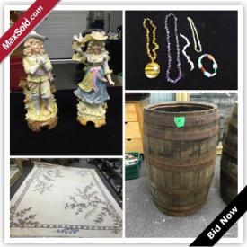 MaxSold Auction: This auction features Inuit Coat, jewelry, teacups and saucers, collector plates, Teak Cabinet and much more!