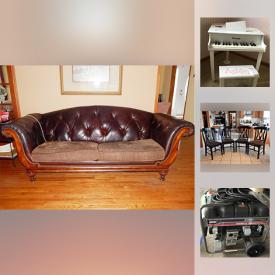 MaxSold Auction: This online auction features Furniture: Entertainment center; living room; bedroom; children's; outdoor; wicker patio; office. Lifestyle treadmill. ELECTRONICS. TOOLS: Power/hand/Workbench/Craftsman tool chest. Dvilbliss gas powered pressure washer. Kenmore Elite grill. Bicycles. Crystal stemware and much more!